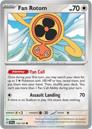 Fan Rotom - 118-142 (RH)