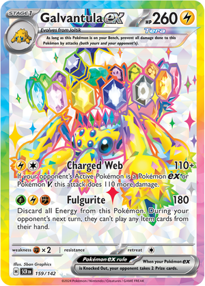 Galvantula EX - 159-142 - FULL ART