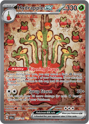 Hydrapple EX - 167-142 - Special Illustrator Rare