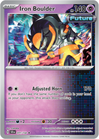 pokemon s v stellar crown iron boulder 071 142