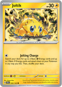pokemon s v stellar crown joltik 050 142