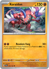 pokemon s v stellar crown koraidon 090 142