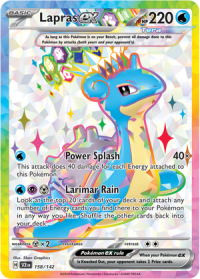 pokemon s v stellar crown lapras ex 158 142 full art