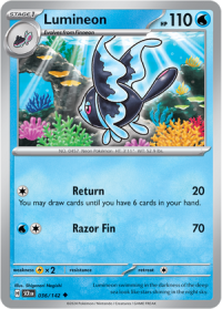 pokemon s v stellar crown lumineon 036 142