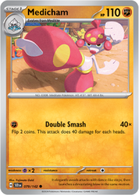 pokemon s v stellar crown medicham 079 142