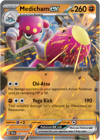 pokemon s v stellar crown medicham ex 080 142