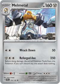 pokemon s v stellar crown melmetal 104 142