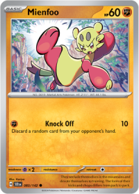 pokemon s v stellar crown mienfoo 083 142