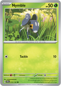 pokemon s v stellar crown nymble 015 142