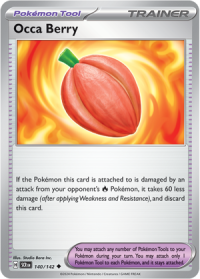 pokemon s v stellar crown occa berry 140 142