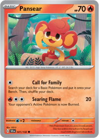 pokemon s v stellar crown pansear 021 142 rh