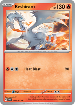Reshiram - 022-142 (RH)