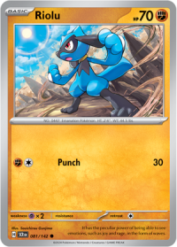 pokemon s v stellar crown riolu 081 142