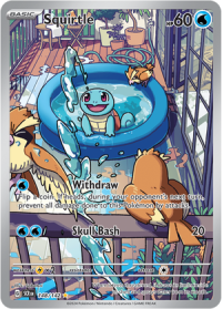 pokemon s v stellar crown squirtle 148 142 illustrator rare
