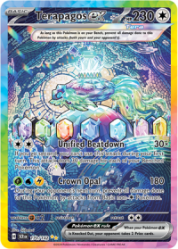pokemon s v stellar crown terapagos ex 170 142 special illustrator rare
