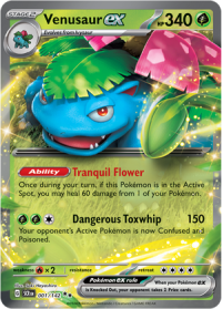 pokemon s v stellar crown venusaur ex 001 142