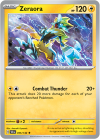 pokemon s v stellar crown zeraora 055 142