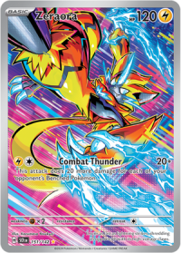 pokemon s v stellar crown zeraora 151 142 illustrator rare