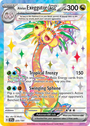 Alolan Exeggutor EX - 225-191 - FULL ART