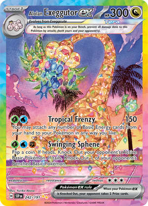 Alolan Exeggutor EX - 242-191 - Special Illustrator Rare
