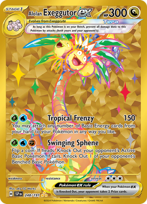 Alolan Exeggutor EX -248-191 - SECRET RARE