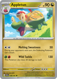 pokemon s v surging sparks appletun 140 191