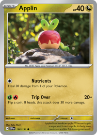 pokemon s v surging sparks applin 138 191 rh