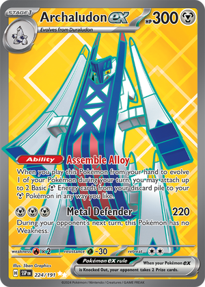 Archaludon EX - 224-191 - FULL ART