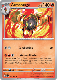 pokemon s v surging sparks armarogue 034 191