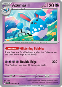 pokemon s v surging sparks azumarill 074 191