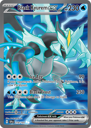 Black Kyurem EX - 218-191 - FULL ART