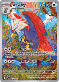 pokemon s v surging sparks braviary 214 191 illustrator rare
