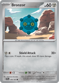 pokemon s v surging sparks bronzor 126 191