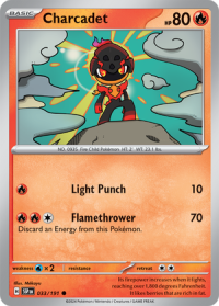 pokemon s v surging sparks charcadet 033 191