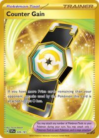 pokemon s v surging sparks counter gain 249 191 secret rare
