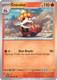 pokemon s v surging sparks crocalor 030 191
