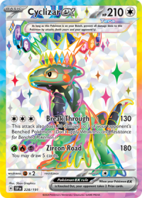 pokemon s v surging sparks cyclizar ex 228 191 full art