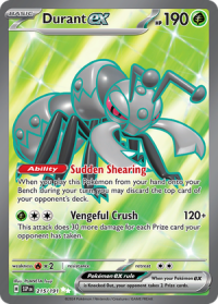 pokemon s v surging sparks durant ex 215 191 full art