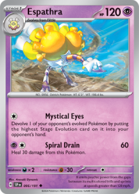 pokemon s v surging sparks espathra 095 191