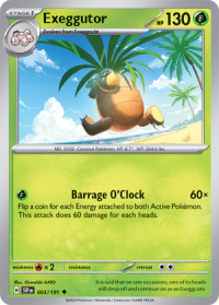 pokemon s v surging sparks exeggutor 003 191