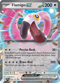 pokemon s v surging sparks flamigo ex 160 191