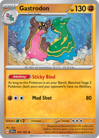 pokemon s v surging sparks gastrodon 107 191