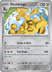 pokemon s v surging sparks gholdengo 131 191