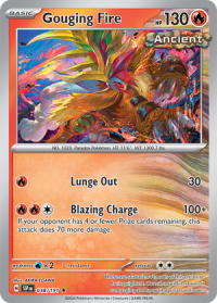 pokemon s v surging sparks gouging fire 038 191