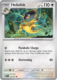 pokemon s v surging sparks heliolisk 155 191