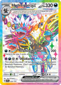 pokemon s v surging sparks hydreigon ex 223 191 full art