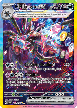 Hydreigon EX - 240-191 - Special Illustrator Rare