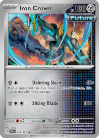 pokemon s v surging sparks iron crown 132 191