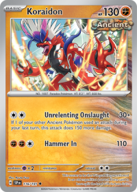 pokemon s v surging sparks koraidon 116 191