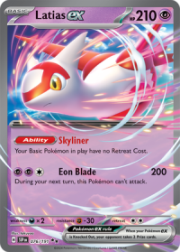 pokemon s v surging sparks latias ex 076 191